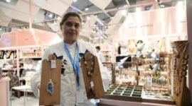 Bening by Helena, sebuah brand perhiasan dengan desain unik berbahan batu alam khusus untuk wanita. (Dok. BRI)