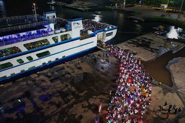 Turunnya Jumlah Orang yang Lakukan Perjalanan pada Lebaran 2025. (Dok. dephub.go.id)