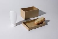 Sebuah contoh desain kemasan produk yang inovatif dan estetik, menunjukkan bagaimana kreativitas bisa mengubah pengalaman berbelanja. Desain yang cerdas ini tidak hanya melindungi produk di dalamnya, tetapi juga berfungsi sebagai alat pemasaran yang kuat untuk menarik perhatian konsumen.